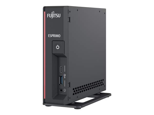 Fujitsu - VFY:G5010P13AMIN - ESPRIMO G5010 - Mini-PC - Core i3 10100 / 3.6 GHz - RAM 8 GB - SSD 256 GB - NVMe - UHD Graphics 630 - GigE - WLAN: 802.11a/b/g/n/ac/ax - Bluetooth 5.1 - Win 10 Pro 64-Bit
