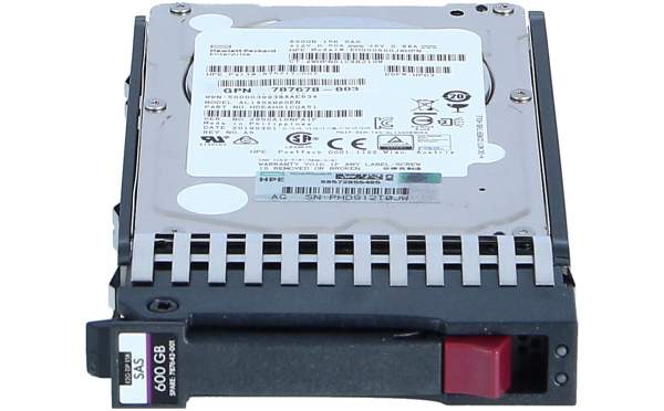 HPE - J9F42A - Dual Port Enterprise 2,5" SAS 600 GB - Festplatte - 15.000 rpm - Intern