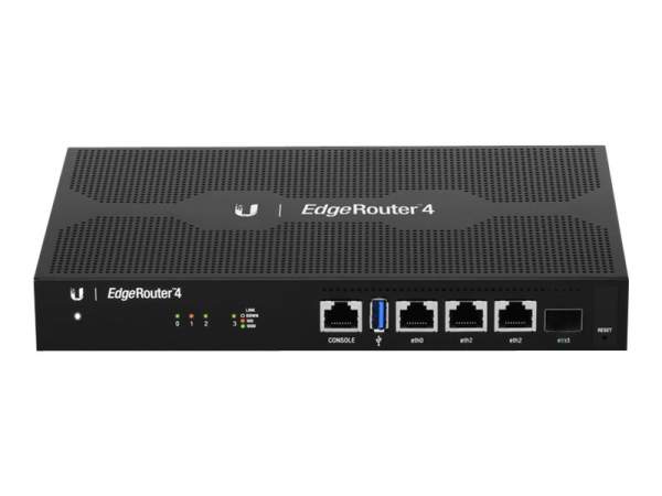 UbiQuiti - ER-4 - Networks EdgeRouter 4 - WAN Ethernet - Gigabit Ethernet - Nero