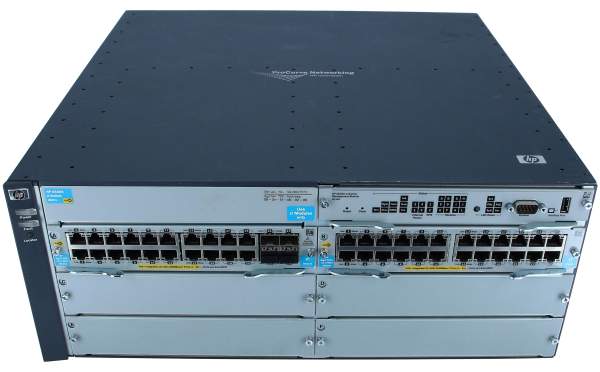 HPE - J9539A - E5406-44G-PoE+/4G-SFP v2 zl - Gestito - L3 - Full duplex - Supporto Power over Ethernet (PoE)