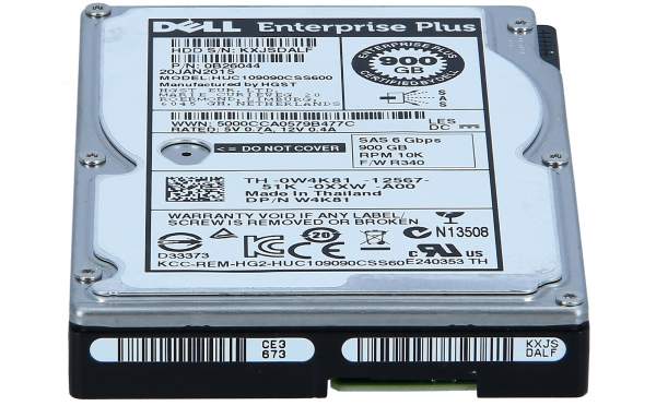 Dell - 0B26044 - 900GB 10K 2.5 SAS 6G EQL HUC109090CSS600 - Disco rigido - Serial Attached SCSI (SAS)