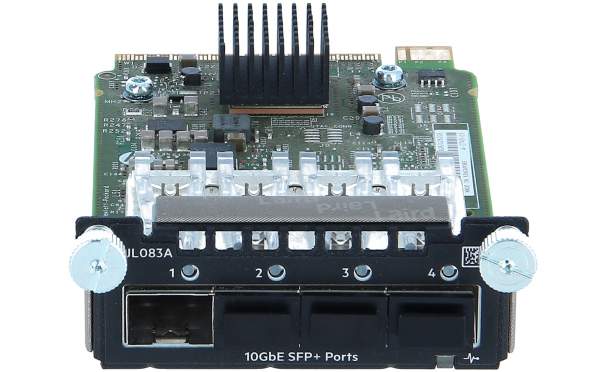 HPE - JL083A - 3810M 4SFP+ - SFP+ - 10 Gbit/s - Aruba 3810M - 74,2 x 130,8 x 27,7 mm - 170 g