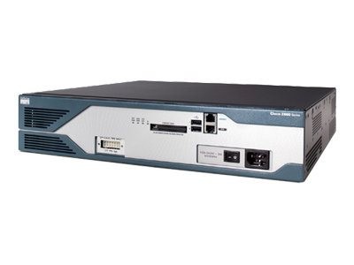 Cisco - C2851-H-VSEC/K9 - 2851 Eingebauter Ethernet-Anschluss Blau - Weiß Kabelrouter