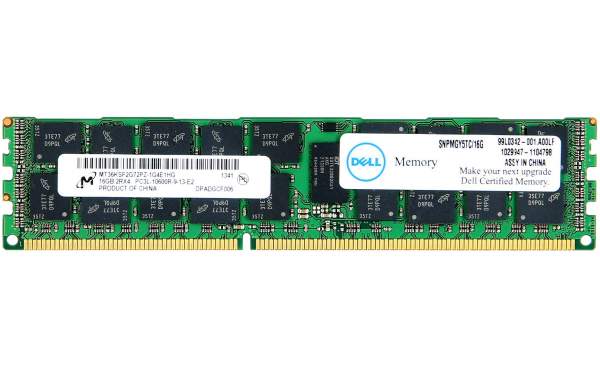 DELL - 0MGY5T - Dell 16GB (1X16GB) 2RX4 PC3L-10600R-9 Memory Kit