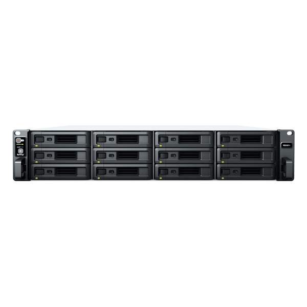 Synology - RS2421+ - RackStation RS2421+ - NAS server - 12 bays - rack-mountable - SATA 6Gb/s - RAID 0 1 5 6 10 - JBOD - RAM 4 GB - Gigabit Ethernet - iSCSI support - 2U
