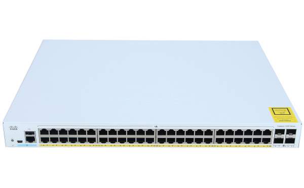 Cisco - C1000-48P-4X-L - Catalyst C1000-48P-4X-L - Gestito - L2 - Gigabit Ethernet (10/100/1000) - Full duplex - Supporto Power over Ethernet (PoE)