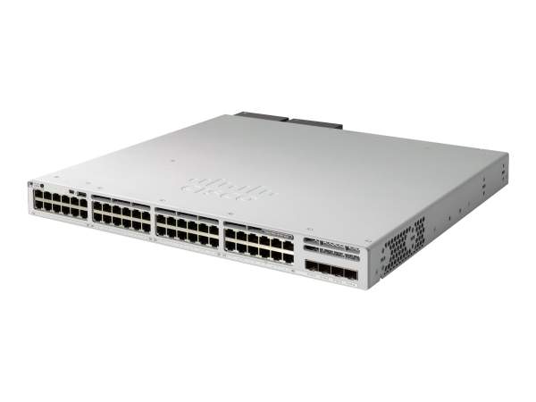 Cisco - C9300L-48PF-4X-E - Catalyst 9300L - Network Essentials - switch - L3 - Managed - 48 x 10/100/1000 (PoE+) + 4 x 10 Gigabit SFP+ (uplink) - rack-mountable - PoE+ (890 W)