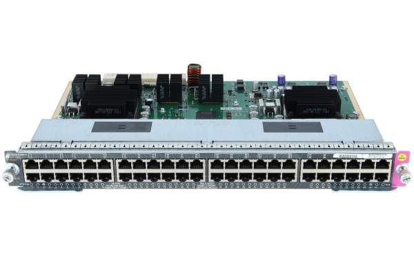 Cisco - WS-X4648-RJ45V-E= - Catalyst 4500 E-Series 48-Port PoE 802.3af 10/100/1000(RJ45)