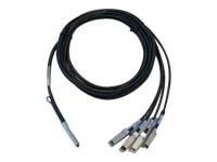 Cisco - QSFP-4SFP10G-CU3M= - Direct-Attach Breakout Cable - Kabel - Netzwerkkabel 3 m - Kupferdr