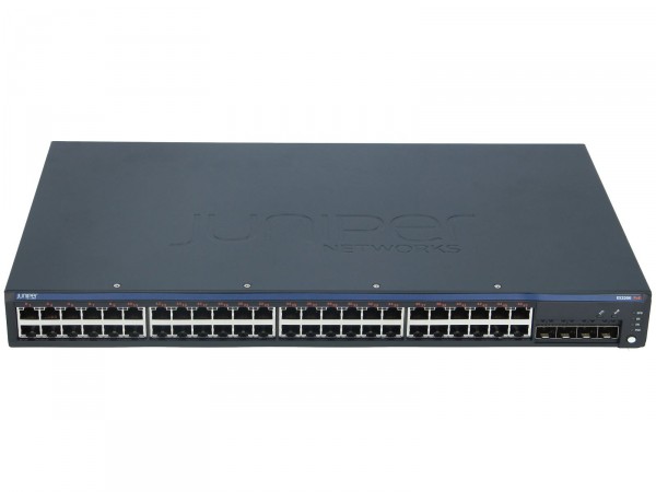JUNIPER - EX2200-48P-4G - EX 2200, 48-port 10/100/1000BaseT (48-ports PoE+)  with 4 SFP uplink po