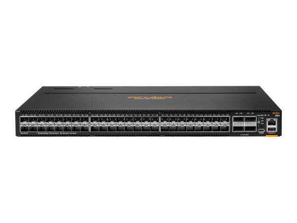 HPE - R9W90A - Aruba Networking CX 8100 - Switch - L3 - Managed - 48 x 1 Gigabit / 10 Gigabit SFP / SFP+ + 4 x 40 Gigabit QSFP+ / 100 Gigabit QSFP28 - front to back airflow - rack-mountable