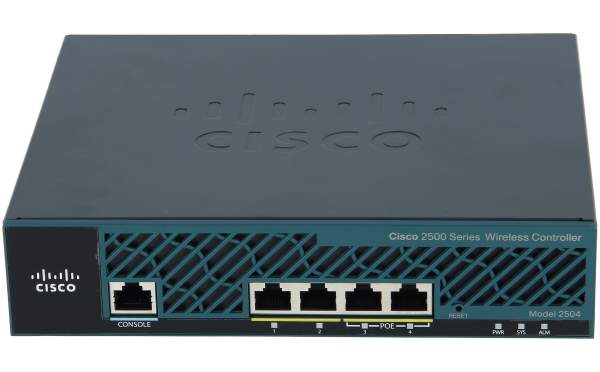 Cisco - AIR-CT2504-15-K9 - 2504 - IEEE 802.1Q - IEEE 802.3u - 10/100/1000Base-T(X) - WPA - WPA2 - 0 - 40 °C - 10 - 95% - 43,9 x 203,2 x 271,2 mm