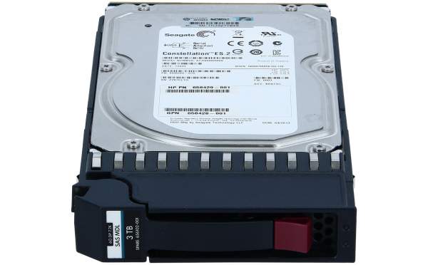 HPE - 656102-001 - Midline 3,5" SAS 3.000 GB - Festplatte - 7.200 rpm - Intern