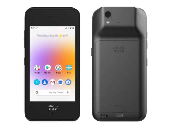 Cisco - CP-840S-K9= - Webex 840S - Smartphone - RAM 3 GB / Internal Memory 32 GB - 4" - 800 x 480 pixels - rear camera 8 MP - front camera 2 MP - Cisco 840S Worldwide Phone with Scanner and Battery Only