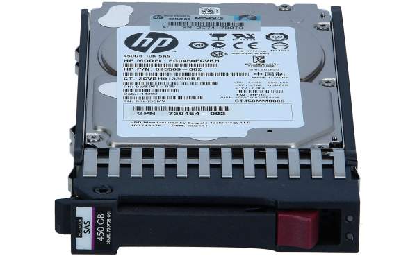 HP - E2D56A - HP MSA 450GB 6G SAS 10K 2.5in DP ENT HDD