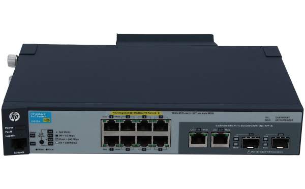 HPE - J9565A - a Hewlett Packard Enterprise company ProCurve E2615-8-PoE - Gestito - L3 - Full duplex - Supporto Power over Ethernet (PoE)