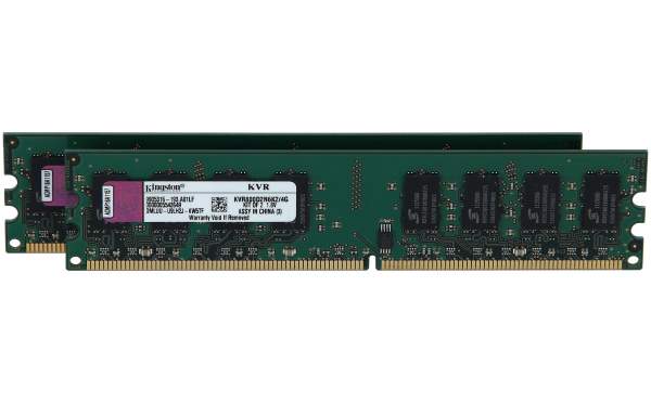 Kingston - KVR800D2N6K2/4G - RAM 4GB (Kit of 2X2GB) DDR-2 PC2-6400