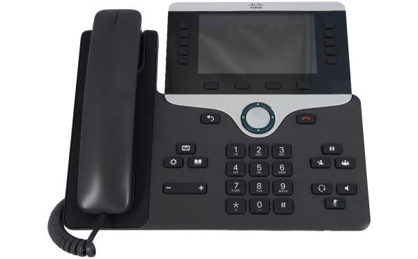 Cisco - CP-8851-K9 - 8851 - IP Phone - Nero - Cornetta cablata - Scrivania/Parete - Digitale - 12,7 cm (5")