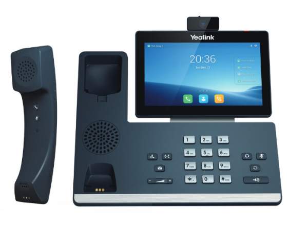 Yealink - 1201606 - SIP-T58W Pro with camera - VoIP-Telefon - mit Bluetooth-Schnittstelle mit Rufnum