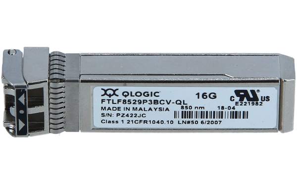 QLogic - FTLF8529P3BCV-C - FTLF8529P3BCV-QL - Transceiver - Fiber optic -14360 Mbit/s - SFP+ - LC - 100 m - 850 nm - Finisar compatible