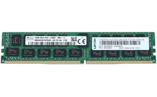 Lenovo - 46W0829 - 16GB DDR4 RDIMM - 16 GB - 1 x 16 GB - DDR4 - 2400 MHz - 288-pin DIMM