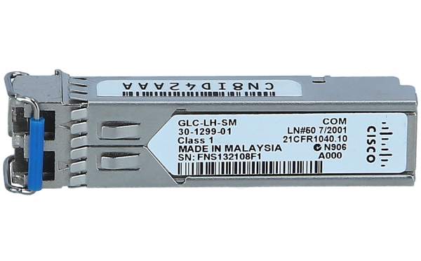 Cisco - GLC-LH-SM - SFP (mini-GBIC) transceiver module - GigE - 1000Base-LH - LC