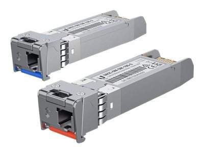 Ubiquiti - UACC-OM-SM-10G-S-2 - SFP (mini-GBIC) transceiver module - 10 GigE - 10GBASE-BiDi - LC single-mode - up to 10 km - 1270 nm / 1330 nm - (pack of 2)