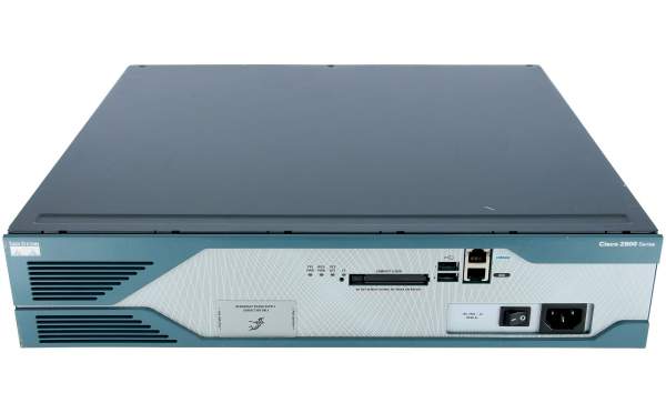 Cisco - CISCO2851-SEC/K9 - 2851 - WAN Ethernet - Gigabit Ethernet - Nero - Blu - Acciaio inossidabile
