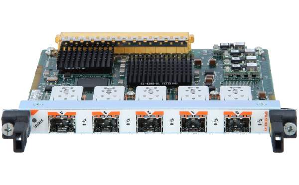 Cisco - SPA-5X1GE-V2= - Cisco 5-Port Gigabit Ethernet Shared Port Adapter