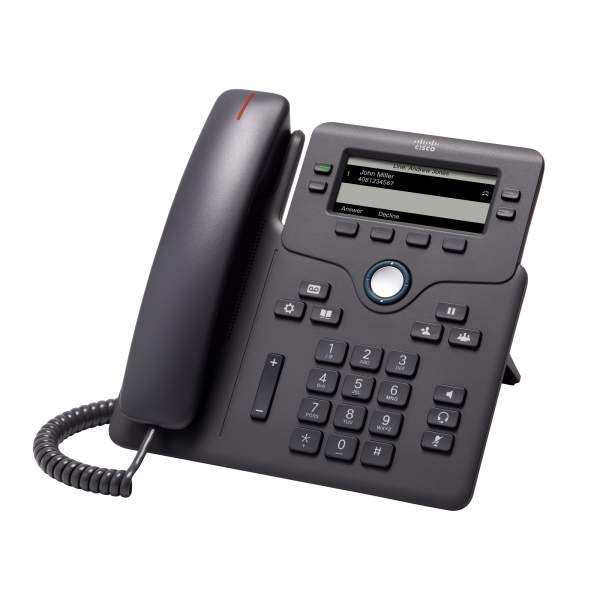 Cisco - CP-6851-3PCC-K9 - IP Phone 6851 - VoIP phone - SIP - SRTP - 4 lines