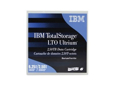 IBM - 00V7590 - IBM TotalStorage - LTO Ultrium 6 - 2.5 TB / 6.25