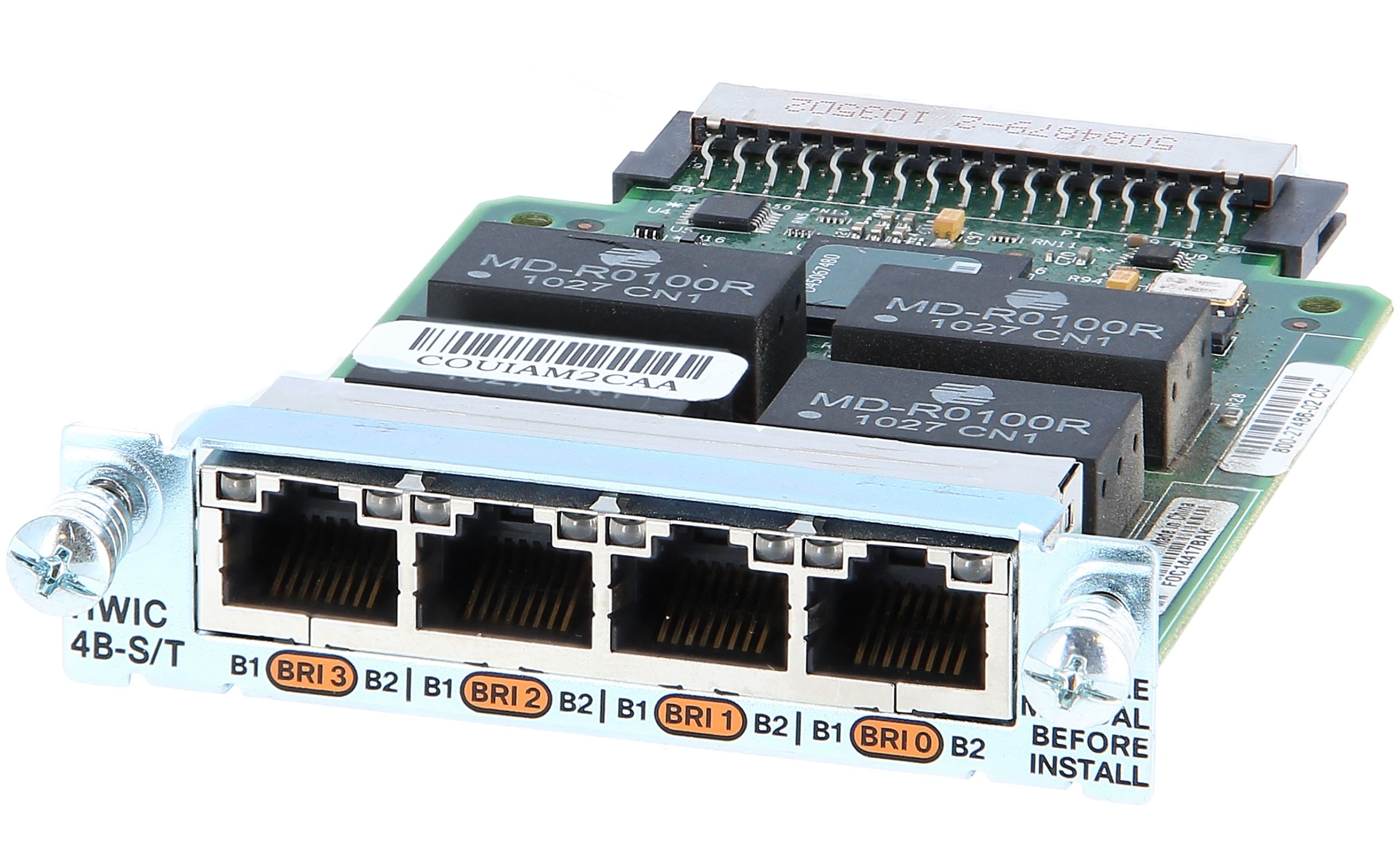 Vitesse Wan Interface Carte BST HWIC-4B-S/T Cisco 4-Port RNIS BRI S/T Haute 