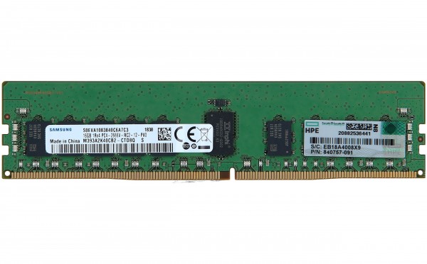 HPE - 850880-001 - HPE DDR4 - 16 GB - DIMM 288-PIN - 2666 MHz / PC4-21300