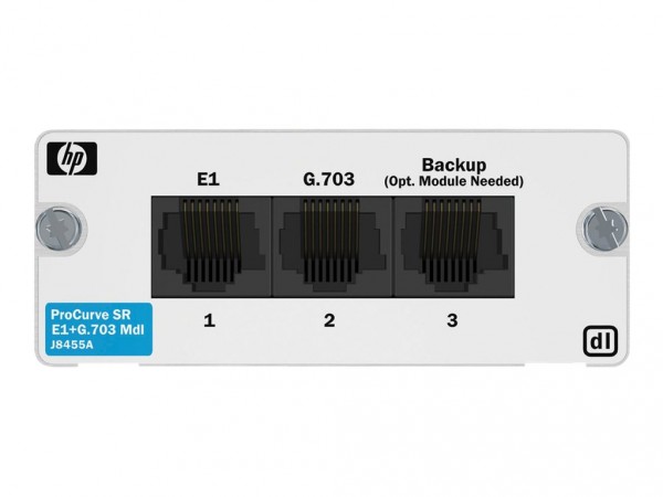 HPE - J8455A - ProCurve Secure Router dl 1xE1+G.703 Module - Router - 1-Port