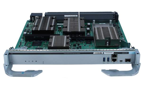 Cisco - C9600-SUP-1= - Supervisor Engine 1 - Control processor - GigE - 1U - plug-in module