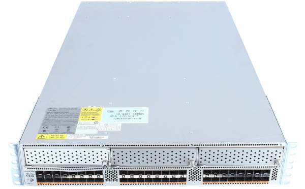 Cisco - N5K-C5596UP-FA - Nexus 5596UP 2RU Chassis, 2PS, 4 Fans, 48 Fixed 10GE Ports