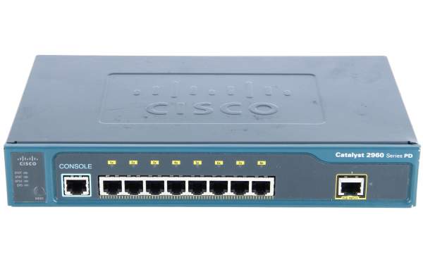 Cisco - WS-C2960PD-8TT-L - Catalyst 2960 Powered Device 8 10/100 + 1 1000BT LAN Base