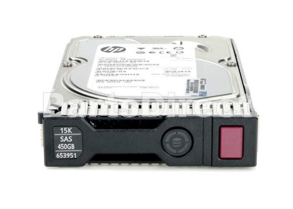 HPE - 653951-001 - Enterprise 3,5" SAS 450 GB - Festplatte - 15.000 rpm - Intern