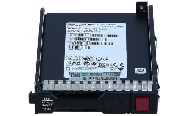 HP - P18424-B21 - Read Intensive - Multi Vendor - 960 GB SSD - Hot-Swap - 2.5" SFF (6.4 cm SFF) - SA