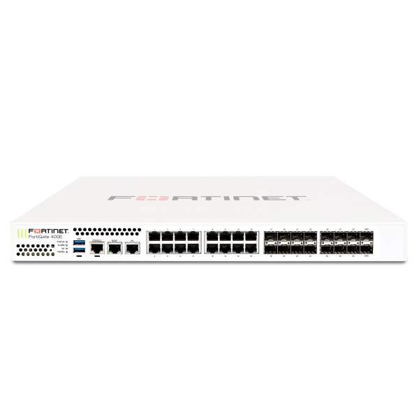 Fortinet - FG-400E-BDL-817-12 - FortiGate-400E Hardware plus 1 Year ASE FortiCare and FortiGuard 360