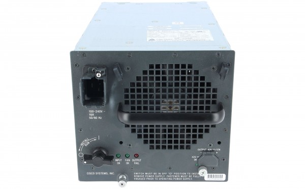 Cisco - WS-CAC-3000W - WS-CAC-3000W-RF - Alimentazione elettrica - Nero - Catalyst 6500 - 3000 W - 110 - 220 V - 50 - 60 Hz