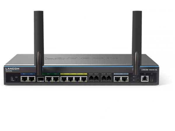 LANCOM - 62090 - 1906VA-4G - Router - ISDN/WWAN/DSL - 4-Port-Switch - GigE - PPP
