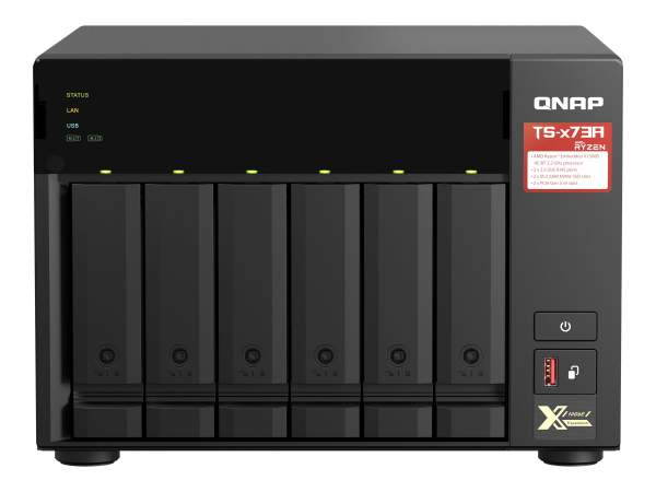 QNAP - TS-673A-8G - NAS server - 6 bays - SATA 6Gb/s - RAM 8 GB - Gigabit Ethernet / 2.5 Gigabit Ethernet