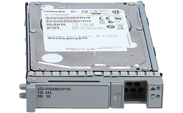 Cisco - UCS-HDD300GI2F105 - 300GB 6Gb SAS 15K RPM SFF HDD/