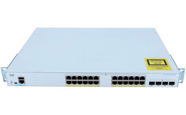 Cisco - CBS350-24FP-4G-EU - 24 x 10/100/1000 (PoE+) + 4 x Gigabit SFP - L3 - L3 - Managed