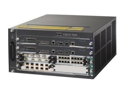 Cisco - 7604-S323B-8G-P - Cisco 7604 Chassis, 4-slot, SUP32-8GE-3B, PS