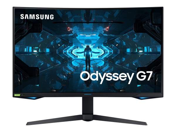 Samsung - LC32G75TQSREN - XOdyssey G7 C32G75TQSR - G75T Series LED monitor curved - 32" (32" viewable) - 2560 x 1440 WQHD 240 Hz - VA - HDMI - 2xDisplayPort