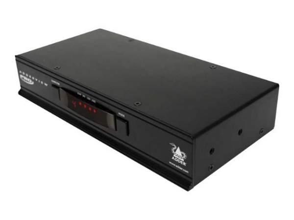 ADDER - AV4PRO-DVI-EURO - AdderView Pro 4 port - USB 2.0/DVI/Audio KVM Switch