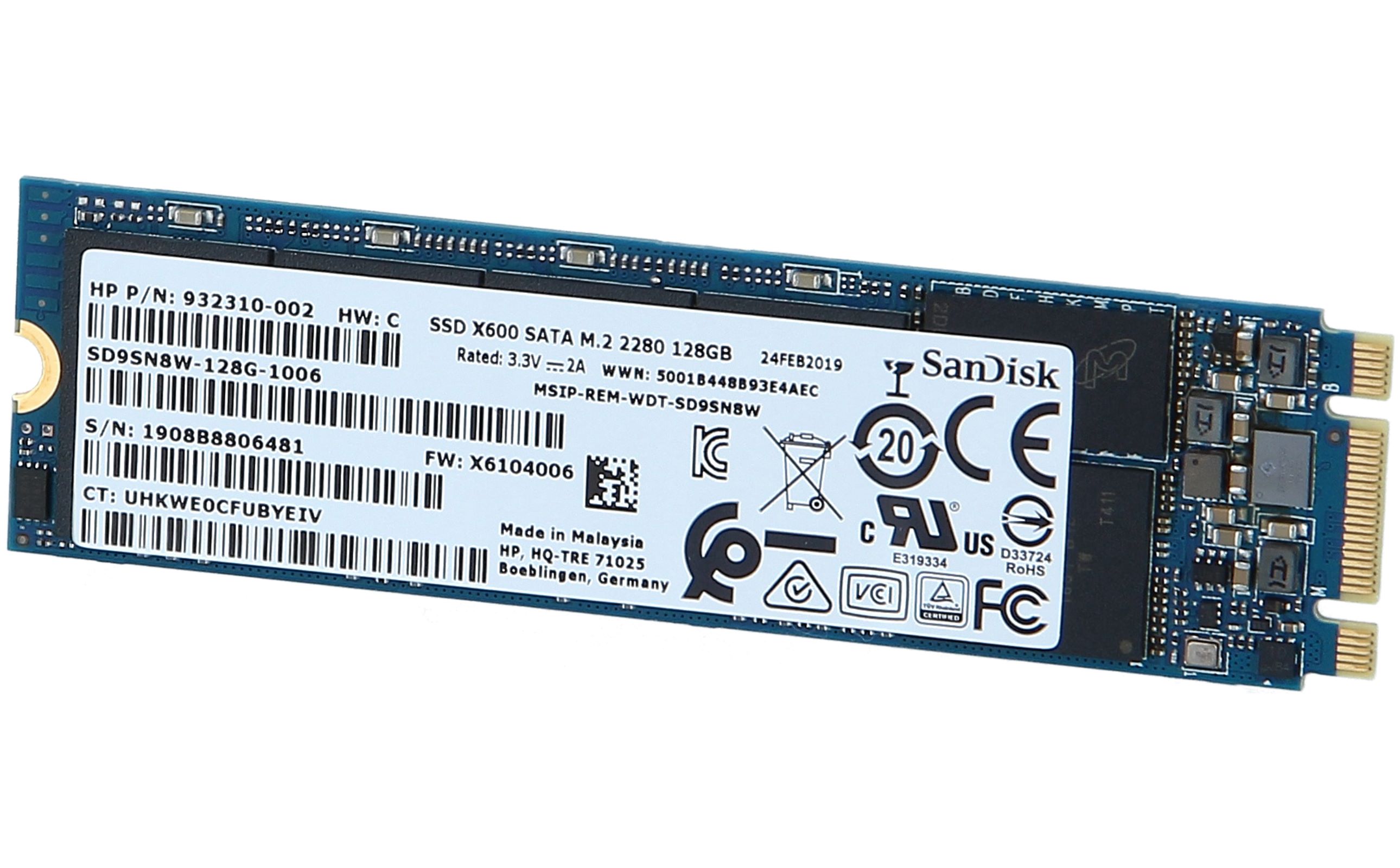 HP 823953-001 - HP 823953-001 Solid State Drive (SSD) 128 GB Serial ATA III