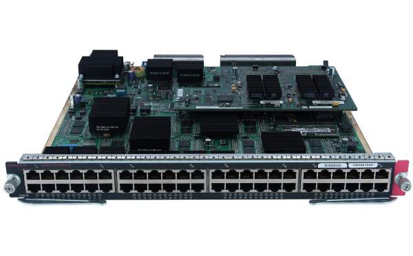 Cisco - WS-X6748-GE-TX= - Cat6500 48-port 10/100/1000 GE Mod: fabric enabled, RJ-45